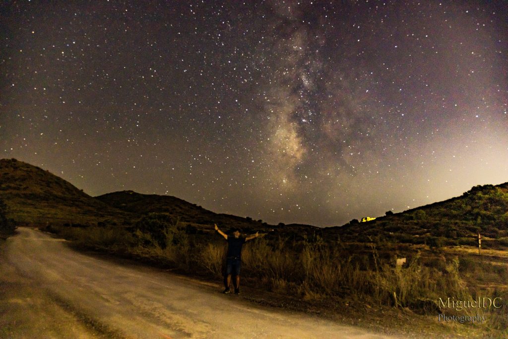 Foto realizada a 140 segundos con el star tracker